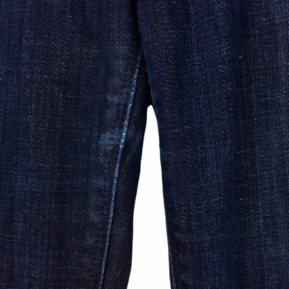 7 FOR ALL MANKIND Jeans Mid Rise Bootcut Dark Wash Stretch Denim Long Size 28 - Picture 9 of 12